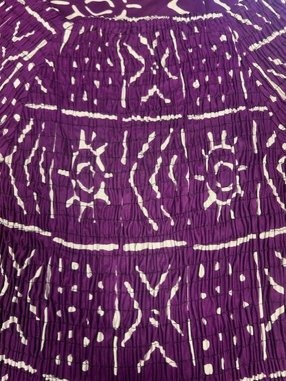 African Print Mid Length Dress