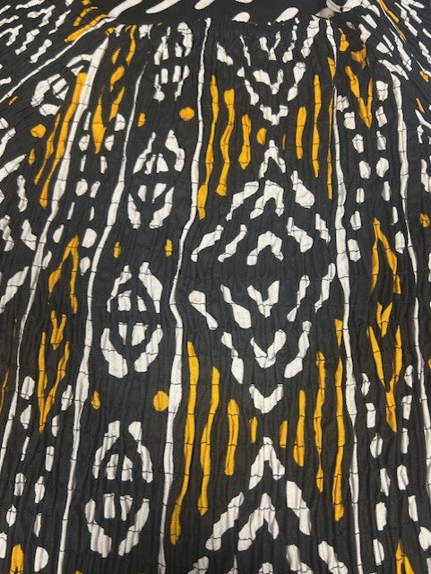 African Print Mid Length Dress