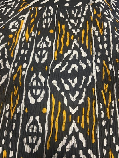 African Print Mid Length Dress