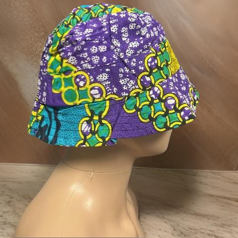 African Multi Print Adult Unisex Bucket Hat