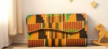 Vibrant African Print Clutch Bag